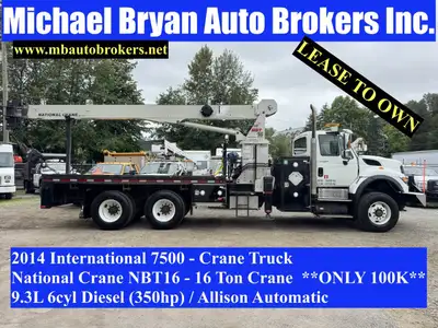 All Of Our Commercial Truck Inventory Include a New CVI (Commercial Vehicle Inspection). We Speciali...