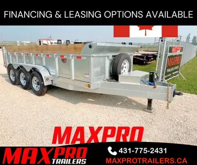 MAXPRO TRAILER PH. 431-775-2431 WEB: maxprotrailers.ca **leasing to own and financing options availa...
