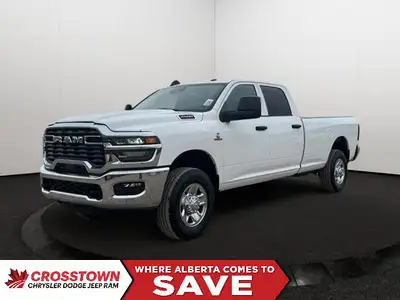 SPECIAL OFFER! This 2025 RAM 2500 TRADESMAN CREW CAB 4X4 has the following options Hd Vinyl 40/20/40...