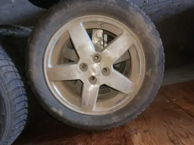 205/55R16 NORDMAN WINTER SNOW TIRES GREAT SHAPE CHEV 4 BOLT RIMS ALUMINUM RIMS $75 EACH WILL NOT SEL...