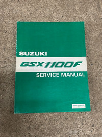 Sm130 Suzuki GSX1100F Service Manual 99500-39086-01E