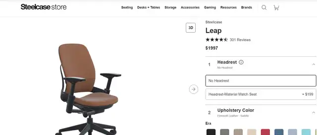 Steelcase Leap V1 Chair-Excellent Condition-Call us now!62863274880129124
