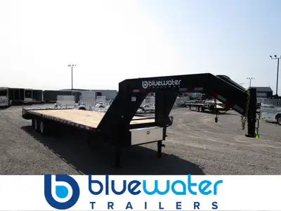 Canada Trailers Gooseneck Flat Bed Trailers 102in. x 25' starting at $22,485.00 or $449.65/month! Be...