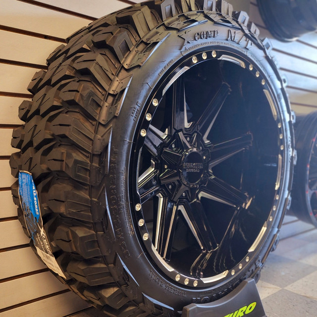 NEW CHEVY WHEELS & TIRES | LOW OFFSET | 35x12.50R22 | 8x165 in Tires & Rims in Calgary - Image 2