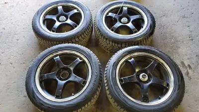 RIMS 17" Alloy Rims (With Hub Rings For Lexus ES350) Off of a 2009 Lexus ES350 TIRES 215 55 17 Hanko...