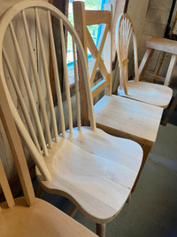 New,  Round Back Chairs,  From Provenance Harvest Tables