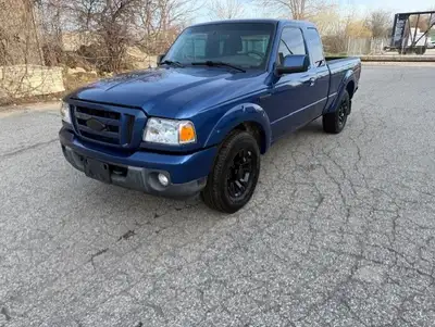 2010 FORD RANGER SPORT 4X4 BLUE ,AUTOMATIC 4.0 LITRE 6 CYL. ENGINE WITH 180329 KM IN A MINT CONDITIO...