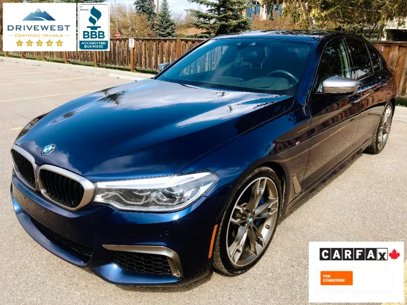 2018 BMW M550i xDrive, Prem Pk, Warranty, Carfax, Inspected