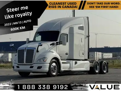 2022 KENWORTH T680 Sleeper * Odometer: 599,563 * Engine: Paccar MX13, 455 HP * Trans: Paccar TX12 *...
