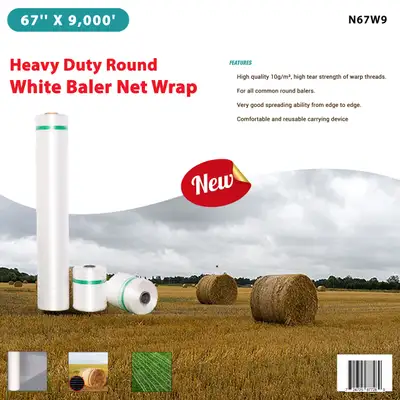 NEW HEAVY DUTY BALE NET WRAP BALER, View more