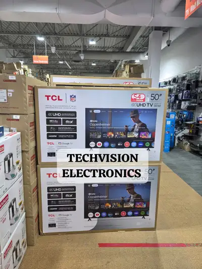 TCL 50"4K UHD S4 MODEL 50S45K GOOGLE TV, View more