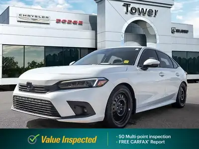 Come see this 2022 Honda Civic Sedan Touring. Its Variable transmission and Intercooled Turbo Regula...