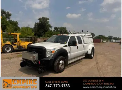 CLEAN CARFAX - ONE OWNER - OFF LEASE - 6.7L 8 CYL DIESEL - AUTO - 4X4 - A/C - AM/FM - POWER WINDOWS...