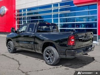 Odometer is 12404 kilometers below market average! Diamond Black Crystal Pearlcoat 2025 Ram 1500 Tra... (image 3)
