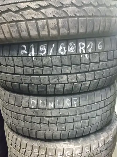 (pair) 215/60/16 Dunlop snow tires installation is extra ___________________ We offer a large select...