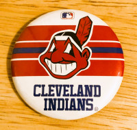 Vintage MLB Cleveland Indians 2.5” Pinback