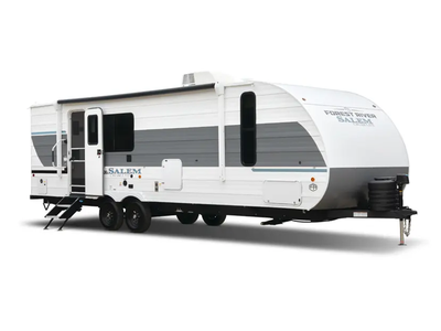 Forest River Salem Cruise Lite travel trailer 273QBXL highlights: Fireplace Bunk Beds Booth Dinette...