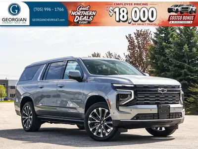 6.2L Gas V8 Engine for powerful performance | 4x4 Drive for all-weather confidence | Panoramic Sunro...