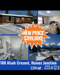 Haines Junction home! Gold mine opportunity!!