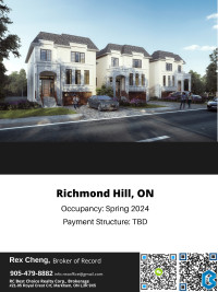 Spring 2024 |  Richmond Hill Detached Homes -  Pre-cons