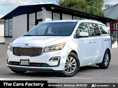 2020 Kia Sedona LX+ | Accident-Free | 8 Passenger | White on Tan Interior | Loaded! Looking for the...