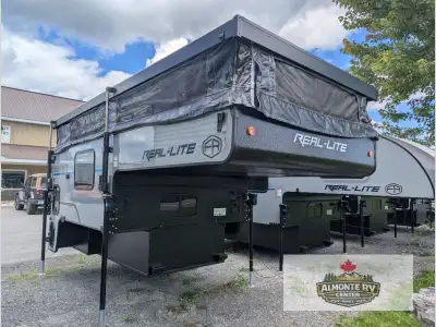 Palomino Real-Lite soft side truck camper SS-1608 highlights: 55in.in. One-piece Door 20,000 BTU Fur...