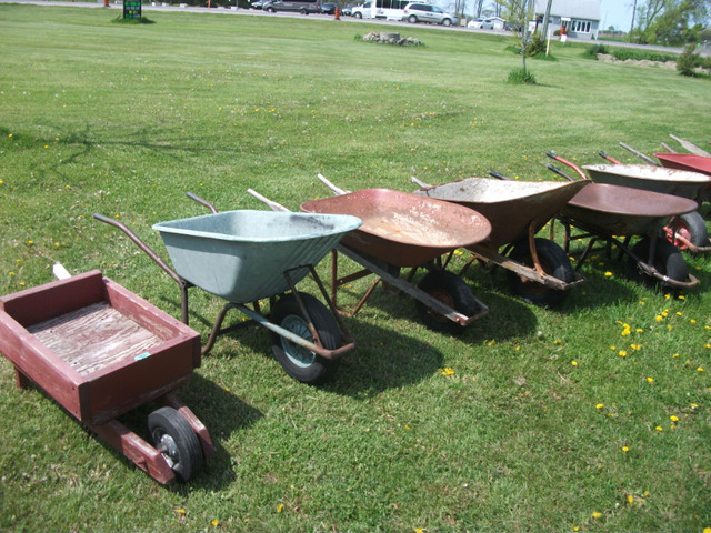 Ten Wheelbarrows at Porkie's Antique Emporium in Outdoor Tools & Storage in Belleville - Image 2