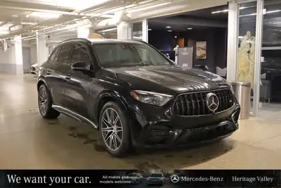This Mercedes-Benz GLC 43 AMG has a dependable Intercooled Turbo Gas/Electric I-4 2.0 L/121 engine p...