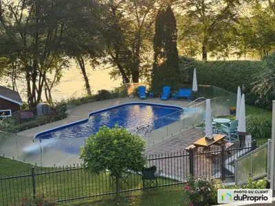 Riveraine de la rivière Saint-Maurice à Trois-Rivières dans un secteur très recherché, site exceptio...