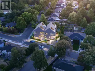 Development Opportunity: Approved 8-Unit Townhouse Project at Chancler & St. Charles, Victoria, BC....