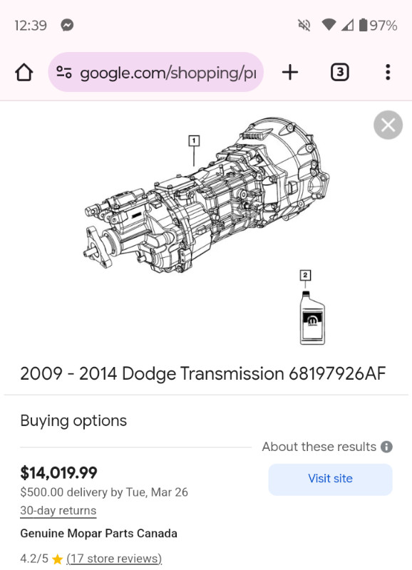07 to 2011 Dodge charger transmissions automatic low mileage in Transmission & Drivetrain in Kingston - Image 2