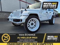 Look unique ALL WHITE Jeep Wragler Unlimited. Roues Vision 22x14" blanches sur pneus Mud Terrain 33x... (image 2)