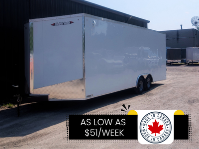 Welcome to Vehicle Venture London. 2026 WEBERLANE 85"X24' CONTRACTOR SERIES CARGO TRAILER W/12" EXTR...