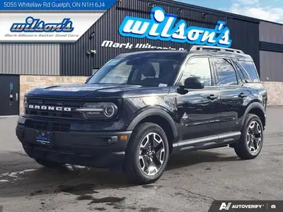Look at this certified 2024 Ford Bronco Sport Outer Banks 4x4 | Heated Seats + Steering | Remote Sta...