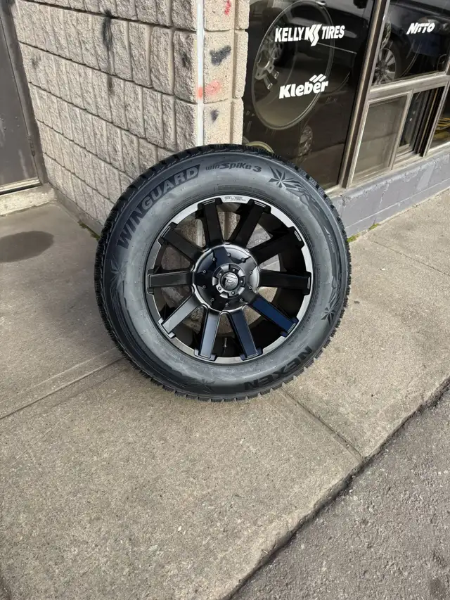 Four New 20″ 8x170 Fuel Contra Rims w/ 275/65R20 Nexen winter in Tires & Rims in Oakville / Halton Region - Image 9