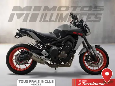 YAMAHA MT-09 ABS 2019 Gris et Noir 20254 km km au compteur. Motos Illimitées Terrebonne. Prix de ven...