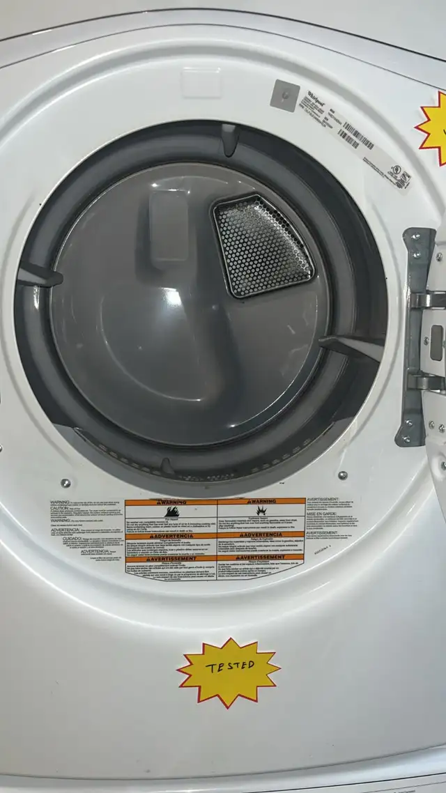 Whirpool 27” Stackable Washer Fully Tested  30-Day Warranty in Washers & Dryers in Kitchener / Waterloo - Image 6