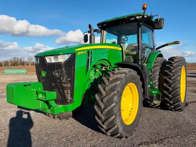 John Deere 8245R, IVT transmission, 5 remotes, dual hydraulic pumps (85gpm), quick hitch, Cat 4 draw...