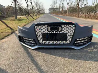 AUDI A5 S5 RS5 CONVERSION FRONT BUMPER KIT B8.5 2013 2014 2015 2016 BRAND NEW HIGH QUALITY POLY PLAS...