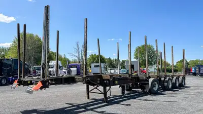 Trailer / Remorque - # STOCK: R-33651 2017 TRAILEX 50' LOG TRAILER REMORQUE À BILLOTS 2017 TRAILEX 5...