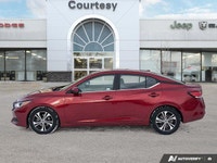 Recognized as an IIHS Top Safety Pick, this stunning red 2021 Nissan Sentra SV delivers safety and s... (image 2)