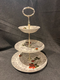 Vintage H. Aynsley Staffordshire 3 Tier Cake Stand