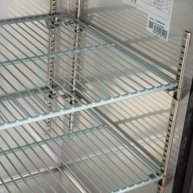 NEW SIEBEL 72″ GLASS BACK BAR COOLER S.S TOP LED LIGHT UBB2472G in Freezers in Lloydminster - Image 8