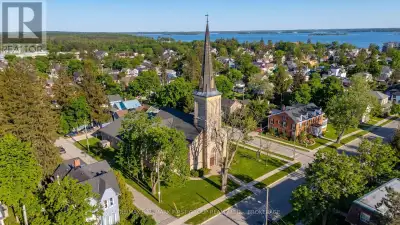 Historic redevelopment opportunity in the heart of Gananoque. Former St. Andrew's Presbyterian Churc...