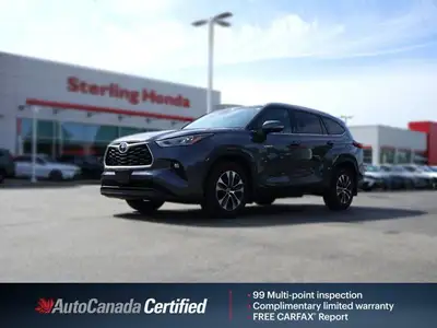 Experience Effortless Driving with this 2021 Toyota Highlander Hybrid XLE This Magnetic Grey Metalli...