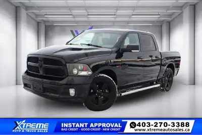 2019 Ram 1500 Classic Black Package Crew Cab 4x4 Welcome to Xtreme Auto & Truck Sales Your Car Loan,...
