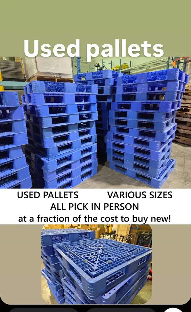Great Pallets for sale in stock ready now real PHOTOS FROM US in Other in Mississauga / Peel Region - Image 11