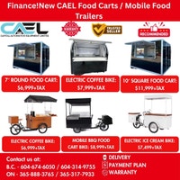 New CAEL Food Carts & Mobile Food Bike Carts Certified Richmond Greater Vancouver Area Preview