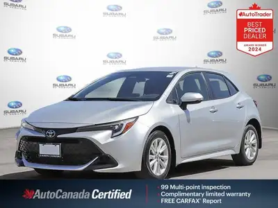 New Price! Gray 2025 Toyota Corolla Hatchback Base | Alloys | Sunroof | Bluetooth | Backup cam FWD C...