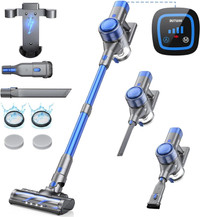 BuTure Cordless Vacuum Cleaner,38KPA 450W with LED Touch Screen